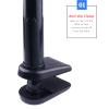 Alloy Hair Dryer Stand 360 Degree Rotating Hands Free Hair Dryer Stand with Clamp Blow Dryer Holder Adjustable Height Hair Dryer Holder view 3