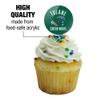 GRAPHICS & MORE Tulane University Green Wave Cupcake Picks Toppers Decoration Set of 6 view 3
