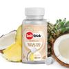 SaltStick Electrolyte FastChews - 60 Coconut Pineapple Chewable Tablets - Salt Tablets for Running and Hydration, Electrolyte Chews - 60 Count view 1