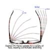 100 CLASSIC 4-Pack Oversized Round Blue Light Filtering/Anti-Glare Reading Glasses for Women Spring Hinges Floral Pattern Readers Ladies Fashion Eyeglasses (1.75x) view 4