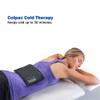 Chattanooga ColPac, Reusable Gel Ice Pack for Cold Therapy, 6.5" x 11" Half Size 2 Pack Bundle, Black Polyurethane, with a Lumintrail Drawstring Bag view 2