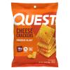 Quest Nutrition Cheese Crackers, Cheddar Blast, 10g Protein, 5g Net Carbs, 1g Sugar, Made with Real Cheese, High Protein Snack, 12 Packs (1.06 oz Bags) view 1