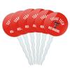 GRAPHICS & MORE Texas Tech University Official Logo Cupcake Picks Toppers Decoration Set of 6 view 1
