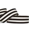 1 Pcs 1 1/2"W Stripe Grosgrain Ribbon Brown White Taffy Color 5 Yards, Stripe Ribbon for Gift Wrapping | #AA120RK view 1