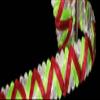 1 Pcs 5/8"W Zig Zag Braid Trim Ribbon Red Neon Yellow White 3 Yards, Ribbon for Gift Wrapping | #AA120RK view 1