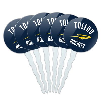 GRAPHICS & MORE University of Toledo Official Logo Cupcake Picks Toppers Decoration Set of 6