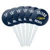 GRAPHICS & MORE University of Toledo Official Logo Cupcake Picks Toppers Decoration Set of 6 view 1