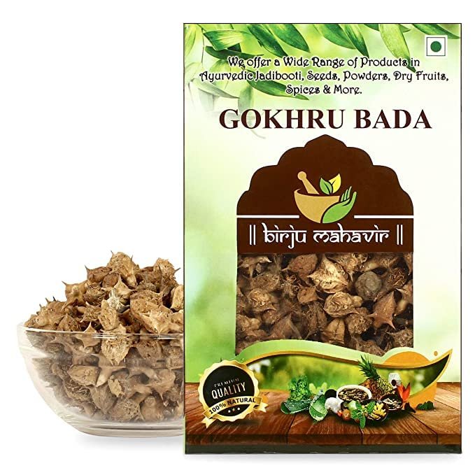 ROSEVILLA Birju Mahavir Gokhru Bada - Pedalium Murex - Large Caltrops, Natural, 400 gram (BMPL-353)
