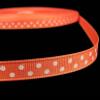 1 Pcs 3/8"W Polka Dot Grosgrain Ribbon Orange White 10 Yards, Ribbon for Gift Wrapping | #AA120RK view 1
