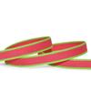1 Pcs 3/8"W Striped Edge Lollipop Grosgrain Ribbon Pink Green 10 Yards, Stripe Ribbon for Gift Wrapping | #AA120RK view 1