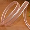 1 Pcs 5/8"W Sheer Satin Edge Wired Ribbon Light Coral 10 Yards, Ribbon for Gift Wrapping | #AA120RK view 1