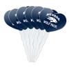 GRAPHICS & MORE University of Nevada, Reno Wolf Pack Heart Love Cupcake Picks Toppers Decoration Set of 6 view 1