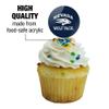 GRAPHICS & MORE University of Nevada, Reno Wolf Pack Cupcake Picks Toppers Decoration Set of 6 view 3
