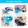 3PCS Pill Organizer Travel Pill case for Purse Portable Medicine case Small Weeks Pill Box for Vitamins/Fish Oil/Pills/Supplements (3PCS) view 3