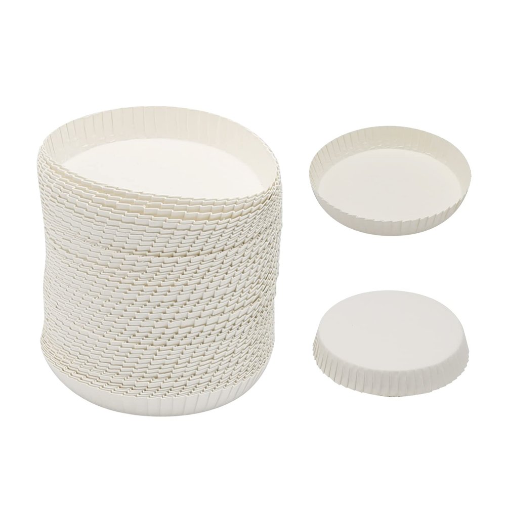 100pcs Disposable Cup Coverware 8.5 X 8.5cm Coffee Cup Drinking Lid Paper Cup Cap for Wedding/Parties//Kitchen (8.5 X 8.5cm)