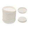 100pcs Disposable Cup Coverware 8.5 X 8.5cm Coffee Cup Drinking Lid Paper Cup Cap for Wedding/Parties//Kitchen (8.5 X 8.5cm) view 1