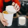 100pcs Disposable Cup Coverware 8.5 X 8.5cm Coffee Cup Drinking Lid Paper Cup Cap for Wedding/Parties//Kitchen (8.5 X 8.5cm) view 4