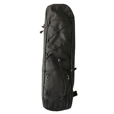 Oxygen Tank Backpack for D Cylinders, Black Oxford Cloth Portable Oxygen Bag with Padded Shoulder Straps and Sternum Strap, Integrated Tubing Port for Tubing Connection, Oxygen Tank Holder
