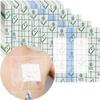 25 Pcs Waterproof PD Dialysis Catheter Wound Cover Shields Island Dressing Bandages for Showering Picc Line Chest Peritoneal Chemo Port Feeding Tube G-Tube Water Barrier Protector, 9"x9" view 1