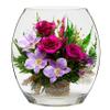 Luxury Orchid Arrangement | Preserved Orchids in Glass Vase | Long-Lasting Flowers for Anniversary, Wedding, or Corporate Gifts view 1