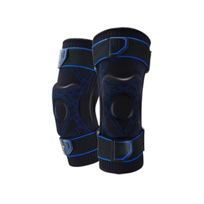 LTLCLZ 1Pcs Knee Patella Protector Brace Silicone Spring Knee Pad Basketball Running Knee Sleeve Support Sports Kneepads,Black,M