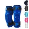 LTLCLZ 1Pcs Knee Patella Protector Brace Silicone Spring Knee Pad Basketball Running Knee Sleeve Support Sports Kneepads,Black,M view 2
