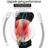 LTLCLZ 1Pcs Knee Patella Protector Brace Silicone Spring Knee Pad Basketball Running Knee Sleeve Support Sports Kneepads,Black,M view 4