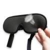 3D Sleeping Mask 100% Blackout Blindfold Light Soft Sleep Mask for Eyes Eye Shade Blindfold Sleeping Aid (Black) view 3