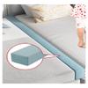 Bed Wedge Headboard Pillow Gap Filler Mattress Gap Filler Multi-Use Cover Gap Between Bed and Headboard or Bed and Wall Bed Seam Filler Headboards Cushion (Color : White, Size : 10X10X150cm) view 2