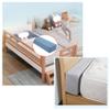 Bed Wedge Headboard Pillow Gap Filler Mattress Gap Filler Multi-Use Cover Gap Between Bed and Headboard or Bed and Wall Bed Seam Filler Headboards Cushion (Color : White, Size : 10X10X150cm) view 4