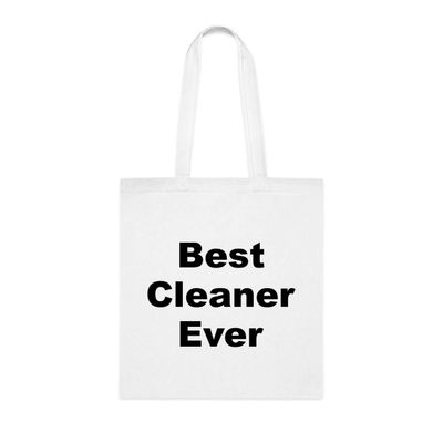 SpreadPassion Cleaner Tote Bag, Cleaner Bag, Ever Cleaner Ever Gift, Gift For Cleaner, Cleaner Shoulder Bag, Cleaner reusable Bags, Birthday Christmas Basket Gag Gift Idea