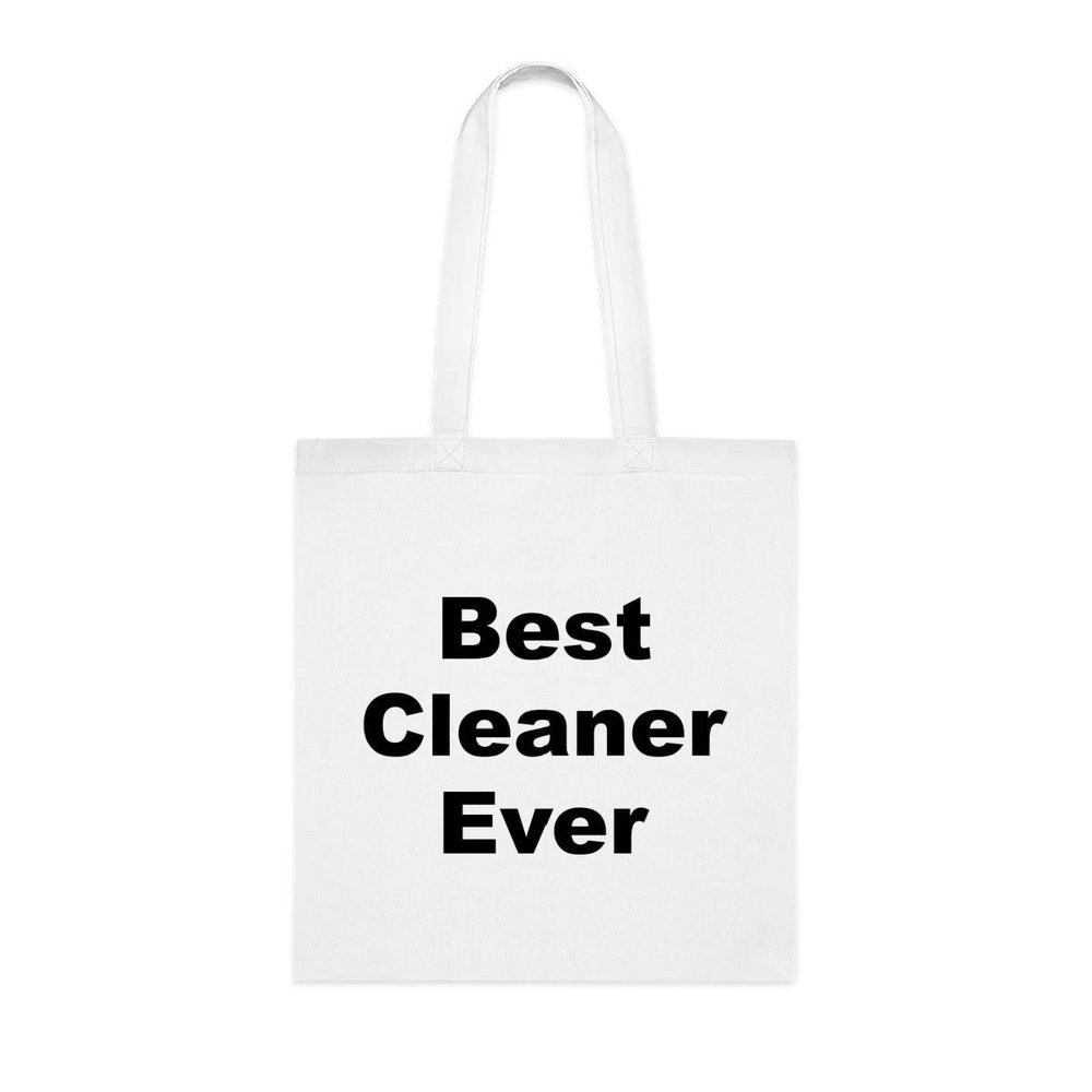 SpreadPassion Cleaner Tote Bag, Cleaner Bag, Ever Cleaner Ever Gift, Gift For Cleaner, Cleaner Shoulder Bag, Cleaner reusable Bags, Birthday Christmas Basket Gag Gift Idea