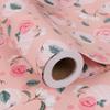 Aimyoo Pink Floral Wrapping Paper Jumbo Roll 17 in x 60 ft, Vintage Flower Gift Wrap for Wedding Bridal Shower Birthday view 1