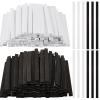 200 Pcs Womens Strap Cushion Insert Shoe Tape Cuttable Shoe Straps for Heels Foot Cushion for Heels, Pumps, and Sandals (Black, White) view 1
