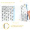 100 PCS Transparent Stretch Adhesive Bandage, Waterproof Clear Film Dressing Bandages, Adhesive Bandages Shower Shield Dressing Tape for Tattoos Swimming Showering (3.1 inch 3.1 inch) view 3