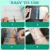 100 PCS Transparent Stretch Adhesive Bandage, Waterproof Clear Film Dressing Bandages, Adhesive Bandages Shower Shield Dressing Tape for Tattoos Swimming Showering (3.1 inch 3.1 inch) view 4