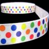 1 Pcs 7/8"W Polka Dot Satin Ribbon Red Blue Green Yellow Orange 5 Yards, Ribbon for Gift Wrapping | #AA120RK view 1