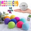 10 Pack Wool Dryer Balls XL 3 Inch Reusable Laundry Natural No Lint Fabric Softener Replaces Dryer Sheets Wool Balls for Reduce Wrinkles Save Drying Time view 2