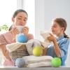 10 Pack Wool Dryer Balls XL 3 Inch Reusable Laundry Natural No Lint Fabric Softener Replaces Dryer Sheets Wool Balls for Reduce Wrinkles Save Drying Time view 4
