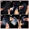 100 Pcs Clear Favor Boxes Plastic Clear Gift Boxes 4 x 4 x 4 Inch Candy Transparent PVC Gift Package for Teacher Students Back to School Wedding Bridal Baby Shower Party Cupcake Macaron Candy Cookie view 3