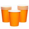 amscan 9915403-204-66 - Orange Eco-Friendly Recyclable Paper Party Cups - 8 Pack view 4