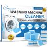 24 Washer Cleaner Tablets  Deep Cleans & Deodorizes All Washers, Removes Grime & Odor, Powerful Descaling Formula, Eco-Friendly, 1-Year Supply, Septic Safe view 1