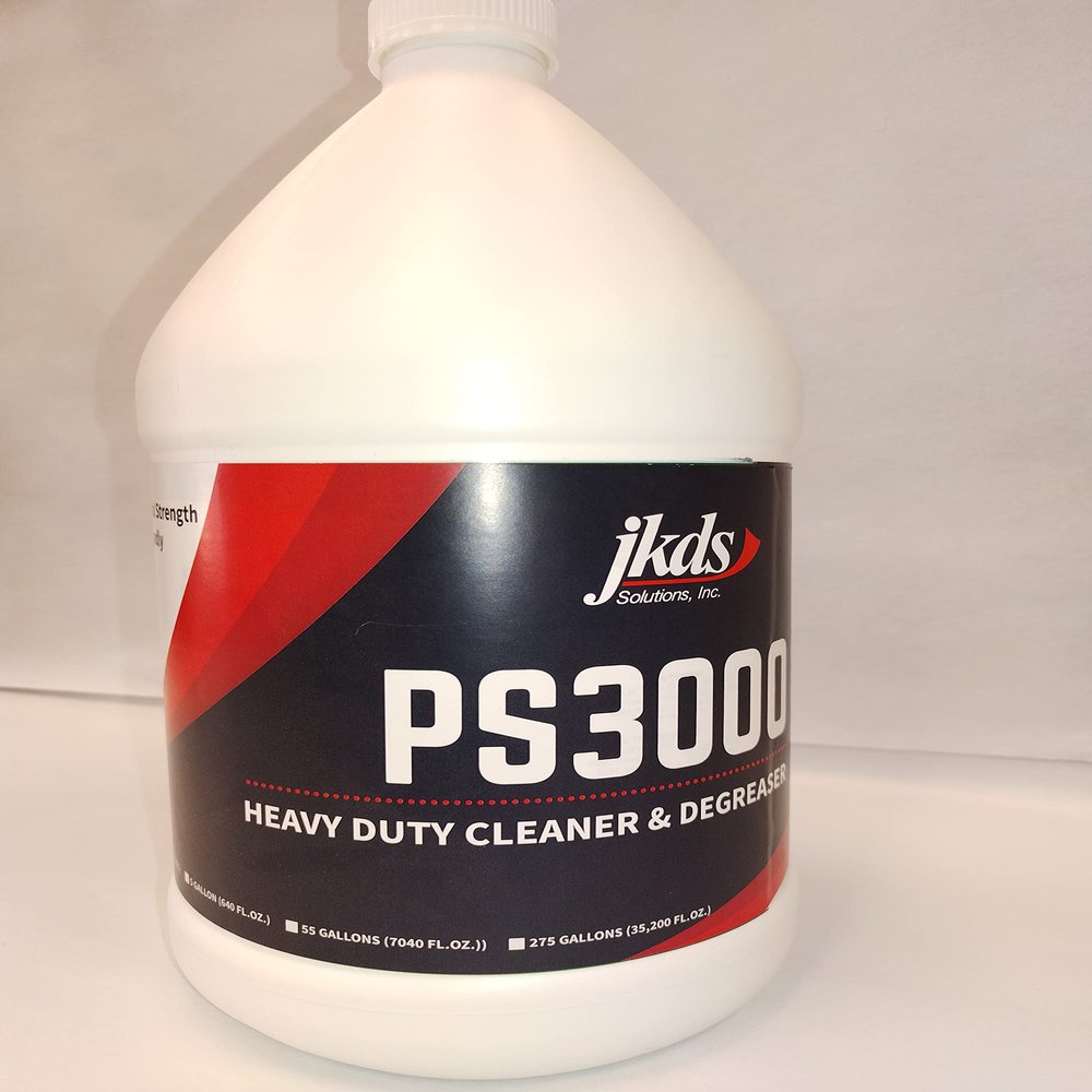 JKDS Solutions PS3000 Heavy Duty Cleaner & Degreaser Super Concentrate, clear