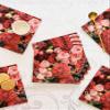 AM Dcor - 20 Count Soft 3-Ply Tissue Decoupage Luncheon Paper Napkins -13" x 13" (Unfolded) (Red Roses Dahlia, 13x13 Inch (Pack of 20)) view 2