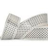 1 Pcs 1 1/8"W Polka Dot Silver Edge Stripe Double Face Satin Ribbon White Black 10 Yards, Polka Dot Ribbon for Gift Wrapping | #AA120RK view 1