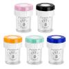 Sibba 5 Pieces Contact Lens Cases Manually Contact Lens Washer Cleaner Portable Rotation Contact Lens Cleaning Container Contact Lens Soak Storage Kit for Travel Home view 1