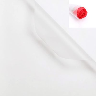 20 Pcs Double Sided Color Flower Wrapping Paper,Waterproof Valentine's Day Bouquet Wrapping Paper 23x23Inch Used for DIY Crafts, Gift Packaging, Flower Shop Bouquet Packaging (clear)