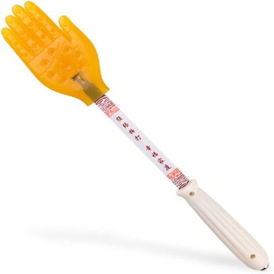 cn herb Pai Sha Board Multi-Function Pai Sha Board Silicone Five-Finger Meridian patting Small Yellow Hand Silicone Massage Massage Stick