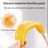 cn herb Pai Sha Board Multi-Function Pai Sha Board Silicone Five-Finger Meridian patting Small Yellow Hand Silicone Massage Massage Stick view 4
