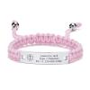 XUANPAI Medical Alert Bracelet for Women-Free Personalized Handmade Adjustable Braided Rope Mens /Medical ID Men Women/Medical Identification pink view 1